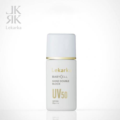【10人シェア買いでお得】レカルカSHINE DOUBLE BLOCK シャインダブルブロック 30mL Lekarka レカルカ 公式 日焼け止め 日焼け止めクリーム UV UVクリーム SPF50 PA+++ 30ml 正規品 プレゼント 誕生日 彼女 化粧品 コスメ ギフト 高級 デパコス 送料無料