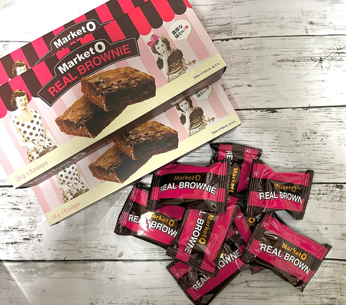 24g X 8個 　マーケットオー リアルブラウニー ブラウニー MARKET O REAL BROWNIE 24g X 8PC