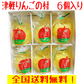 贈答・お中元などに！　まるごとりんごそのまんま！　津軽りんごのむら　６個入り　化粧箱・包装済