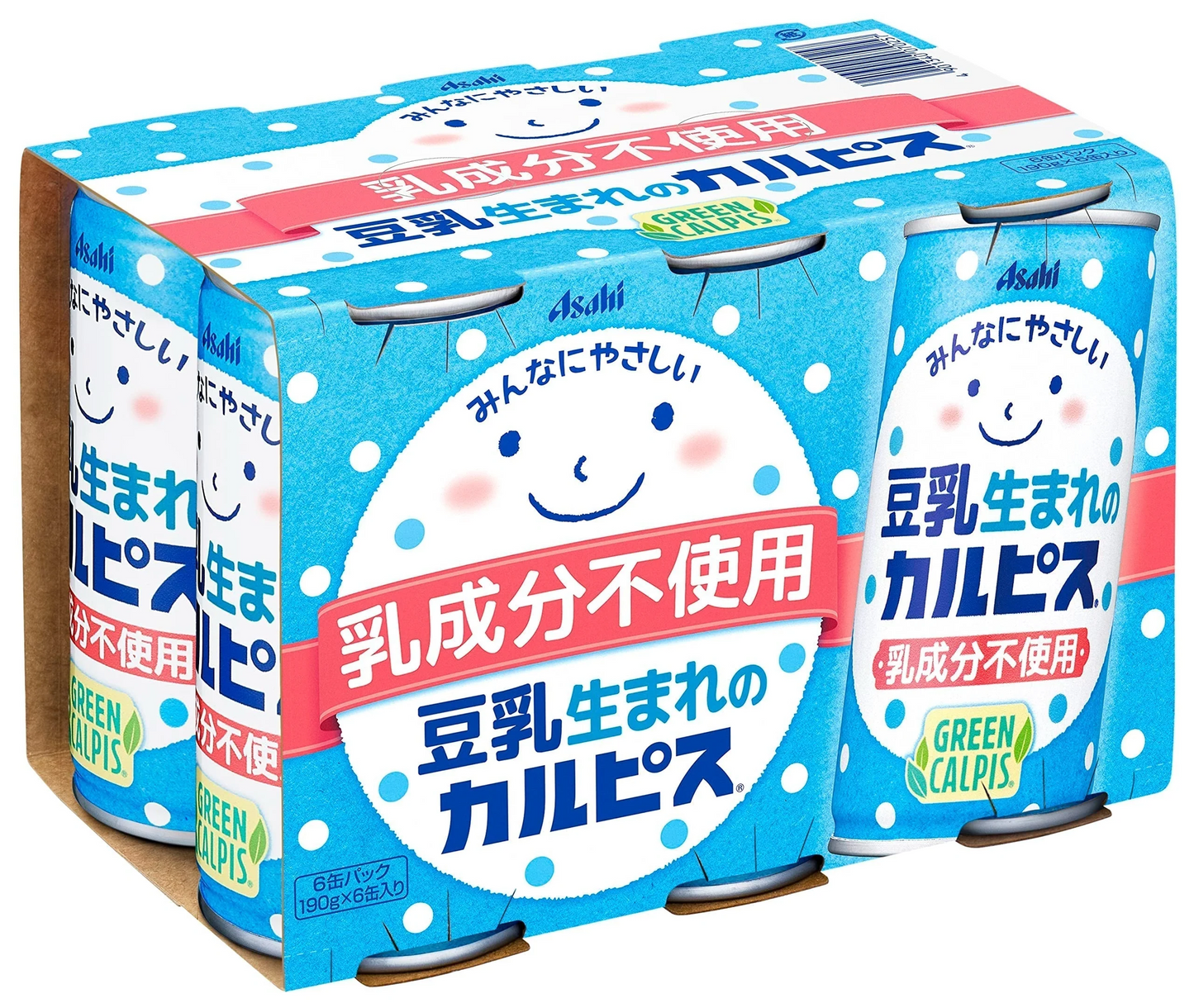 豆乳生まれのカルピス GREEN CALPIS グリーンカルピス 缶 190g x 30本（送料無料）