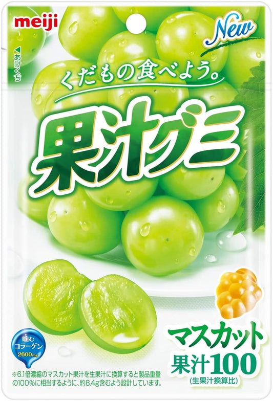 【限定14セット！】果汁グミ マスカット 51g×7袋