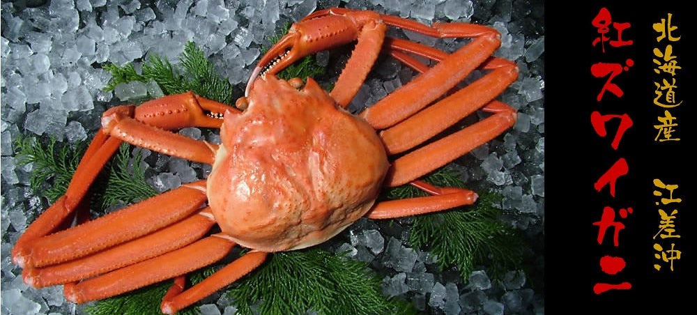 400g（15～20本入れ） 北海道産 冷凍生紅ズワイ蟹 南蛮付きポーション
