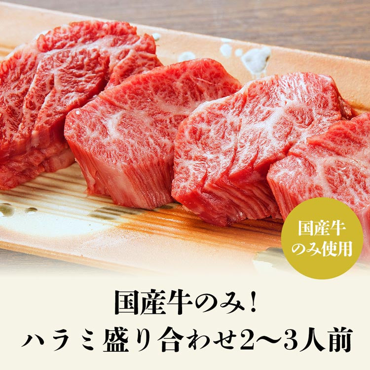 ハラミ 盛り合わせ 300g 国産牛 内ハラミ 黒毛和種 肉 精肉 真空パック 焼肉 冷凍便 産直 産地直送 同梱不可 指定日不可