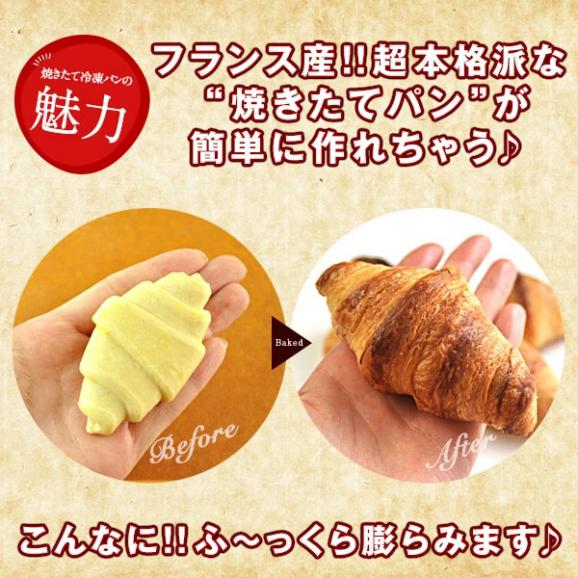 増量［30個購入で さらにおまけ30個  合計60個］フランス産 高品質冷凍パン ［おまけ内容：クロワッサン15個・パンオショコラ15個］ 【送料無料】