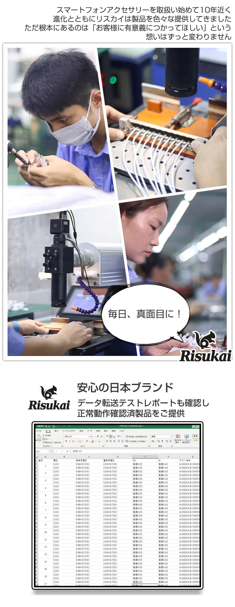 カウシェ特別価格 オレンジ ライトニングケーブル 5倍強度 内蔵銅線 充電ケーブル 合金　充電規格 1.5m 日本ブランド