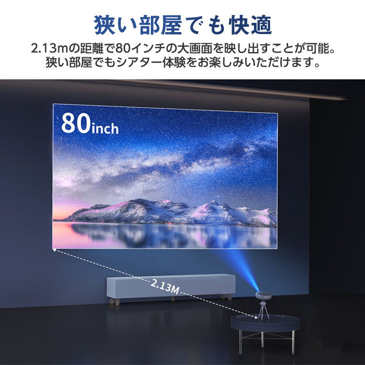 【3人シェア買いでお得】プロジェクター 小型 ViewComm iSpace2