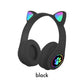 ねこみみ2WAYヘッドホン BE-972 ブラック