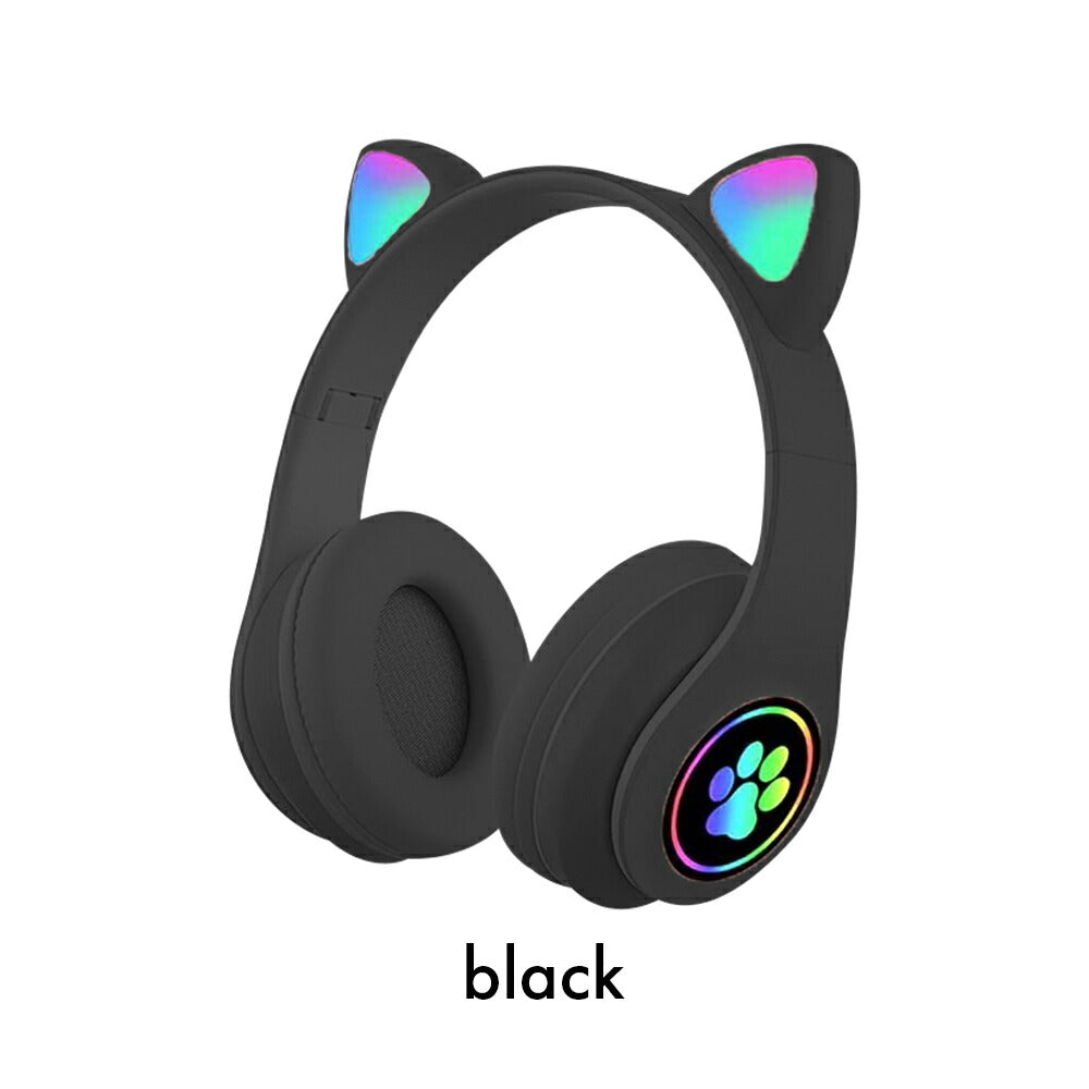ねこみみ2WAYヘッドホン BE-972 ブルー