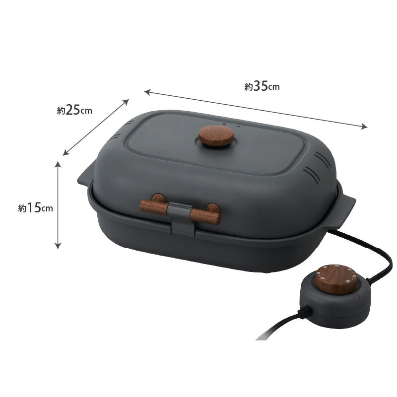 ドウシシャ 焼き芋メーカー タイマー付き WFX-102T SOLUNA 家庭用 焼き芋鍋 焼き芋器 焼き芋メーカー 石焼き芋器 焼き芋 焼きいも やきいも プレゼント
