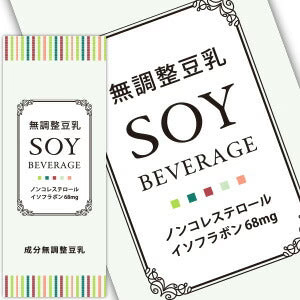 [1ケース購入でもう1ケースプレゼント]無調整豆乳 SOY BEVERAGE [ソイ ビバレッジ] 200ml紙パック×24本［賞味期限：製造より120日］【2〜3営業日以内に出荷】【送料無料】プロテイン ヘルシー 大豆 たんぱく質 イソフラボン アイス 糖質