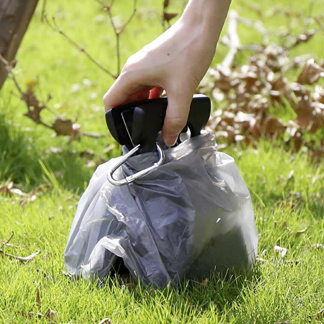 ペット 用 フンキャッチャー 糞取り器 予備袋付き トイレ 処理 猫用 犬用 手が汚れない 持ち運びやすい 散歩 お出かけ用 ペット用品 排泄物 掃除 綺麗 うんこ 処理工具 うんち 携帯 片手で簡単 衛生的 清潔糞取り器 ペットの糞便