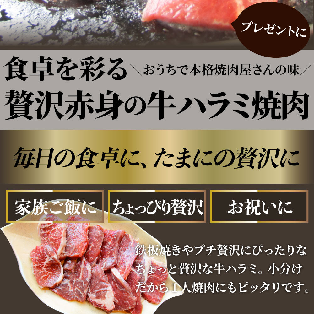 牛 ハラミ 焼肉（サガリ）1kg（250g×4P）牛肉 メガ盛り