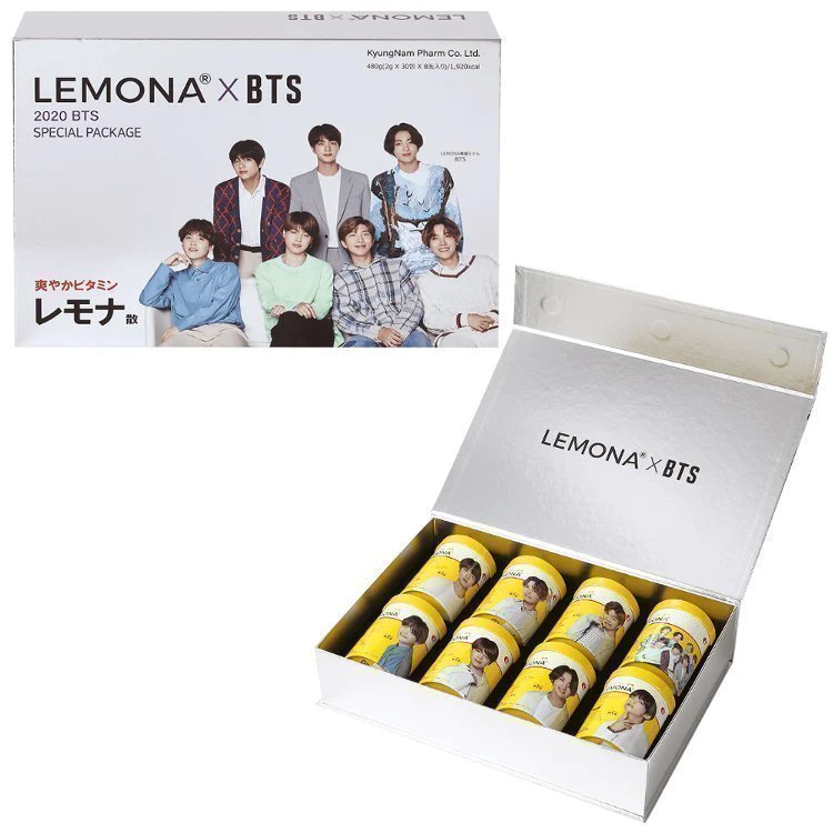 LEMONA × BTS スペシャルパッケージ ( 30包×8個 ) 日本語パッケージ　公式特典付き　国内流通正規品