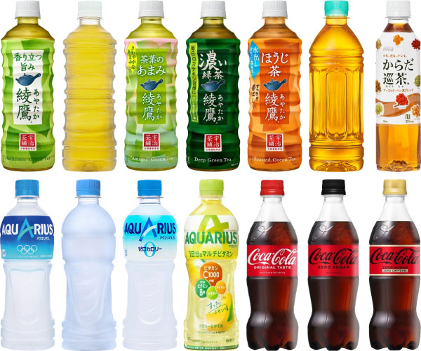 コカ・コーラ 綾鷹 いろはす アクエリアス 他 500ml ペットボトル 選べる 24本 〔コカコーラ 綾鷹 爽健美茶 カナダドライ ファンタ スプライト いろはす れもん 選り取り よりどり〕