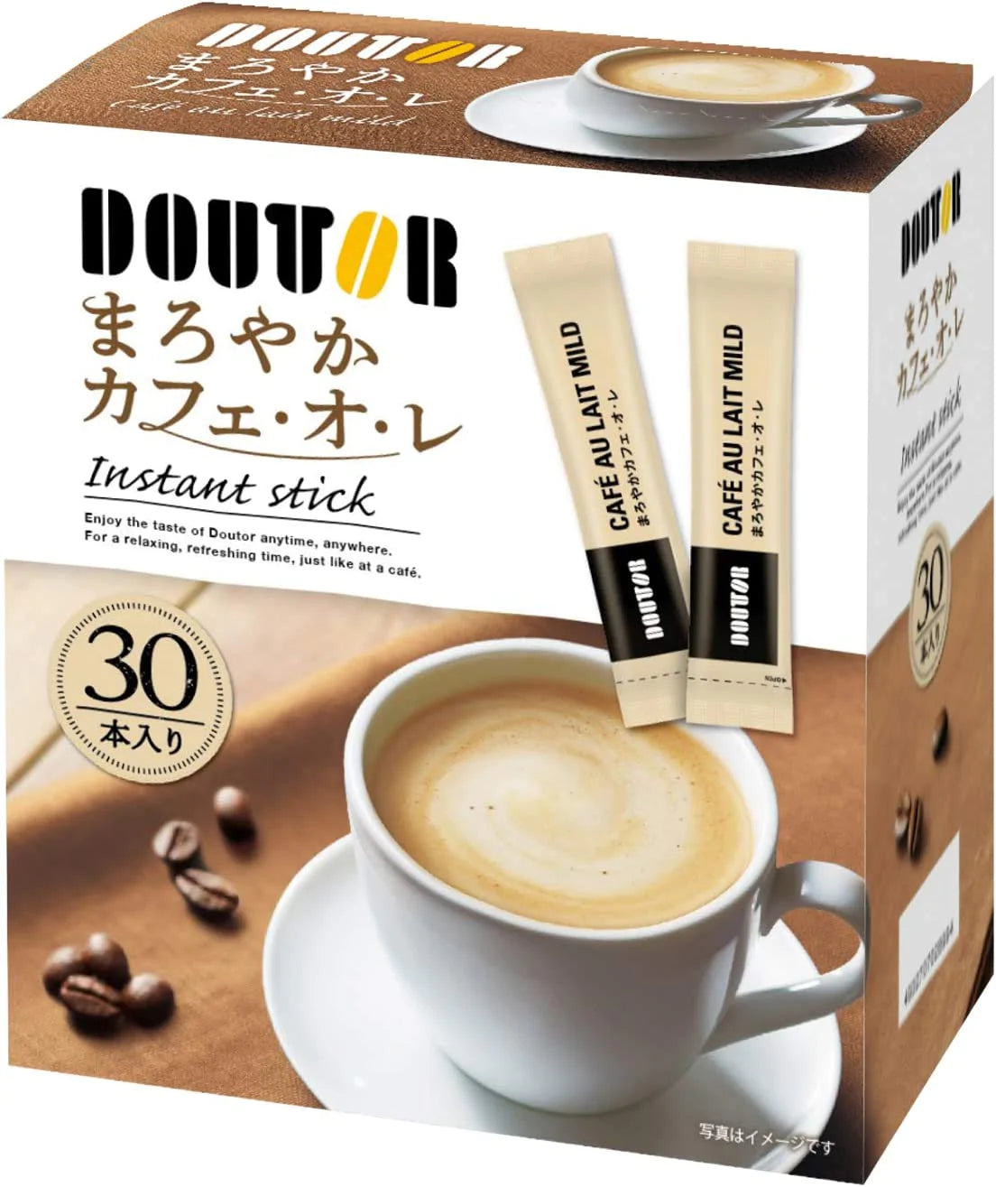 　ドトールコーヒー まろやかカフェ オレ インスタントスティック 30袋