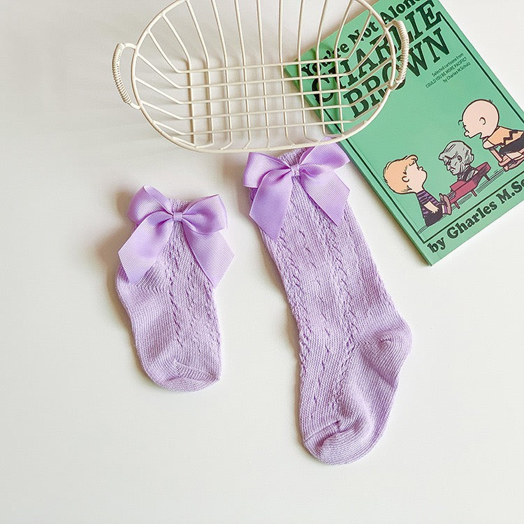 お徳3足セット 　L：18cm-20cm　（5歳ー8歳） 即納　子供　靴下　リボン　女の子　通気性　夏　ソックス　キッズ　発表会　韓国風　幼稚園　保育園