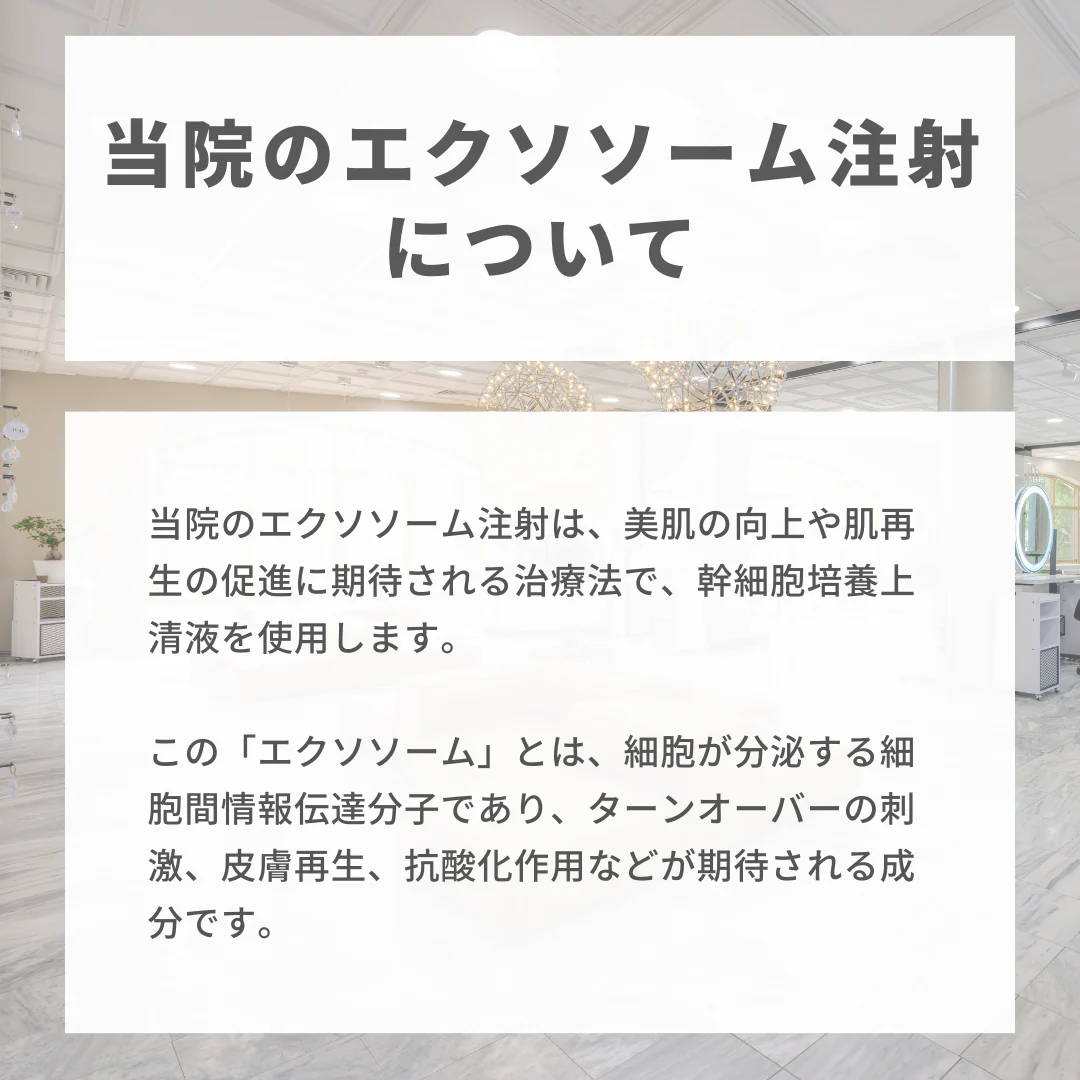 水光注射（エクソソーム）※初診料込（ノリス美容クリニック）【美容クリニックチケット】
