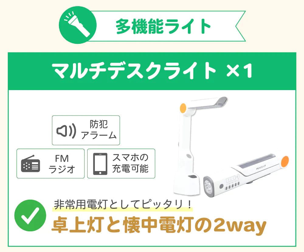 ［家族用］基本の防災セット レッド 大容量 非常用持ち出し袋　防災ラジオ ライト 10年保存【ゲリラセール】