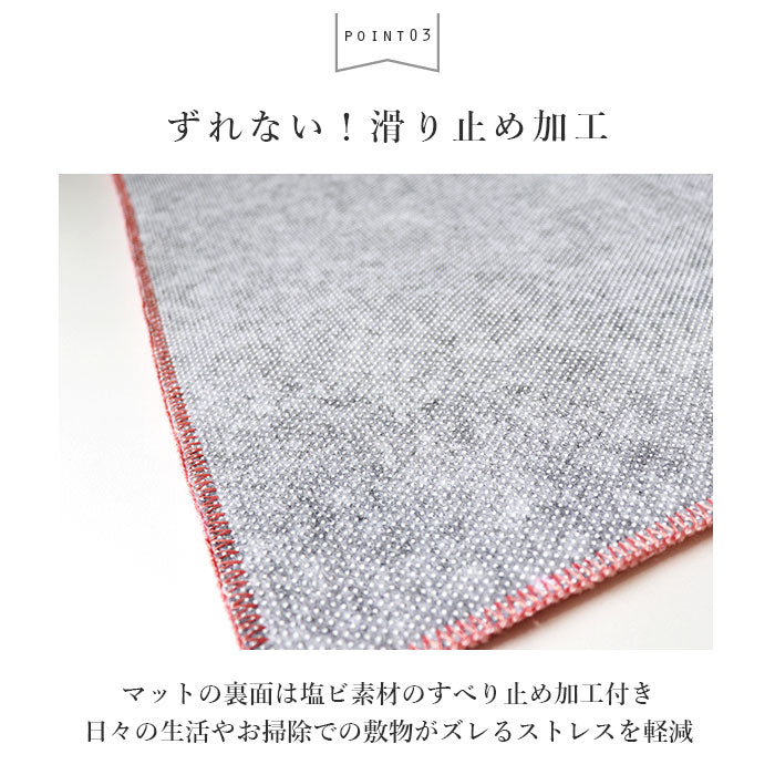 【グリーン】 トイレマット おしゃれ 通販 洗える 滑り止め マット ふんわり 無地 シンプル アイボリー ネイビー ピンク グリーン グレー キャメル インテリア CHOICE カキウチ