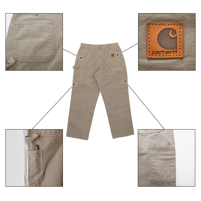 【BRN.Brown（L30）・サイズW34】 カーハート ペインターパンツ B11 carhartt 通販 ブランド ゆったり 大きい 作業着 おしゃれ 50代 40代 30インチ 32インチ 作業服 シンプル ワークパンツ ズボン アメカジ W28 W29 W30