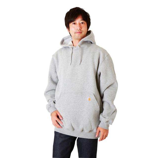 【HGY.HeatherGray・【USサイズ】Lサイズ】 カーハート パーカー 通販 carhartt トレーナー メンズ ブランド おしゃれ 無地 大きいサイズ 裏起毛 レディース 大きめ プルオーバー 長袖 スウェット スエット ロゴ ワンポイント