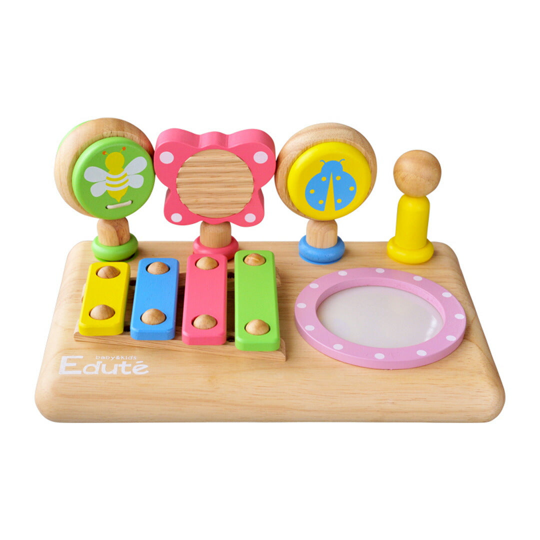★非掲載★ファースト MUSIC SET 知育玩具 おもちゃ 誕生日 プレゼント 子供 1歳 ファーストトイ 音楽 楽器 木製 ベビー 赤ちゃん 幼児 ギフト 出産祝い お祝 贈り物 人気 ランキング ※代引不可