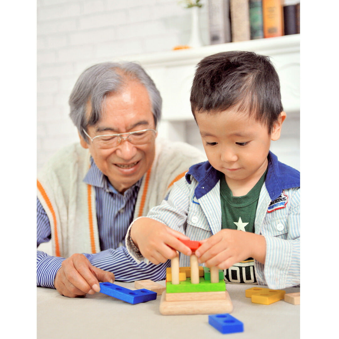 ★非掲載★スタッキングジグソーズ 知育玩具 おもちゃ 誕生日 プレゼント 子供 3歳 木のおもちゃ 脳トレ 指先 木製 ベビー 赤ちゃん 幼児 ギフト 出産祝い お祝 贈り物 人気 ランキング ※代引不可