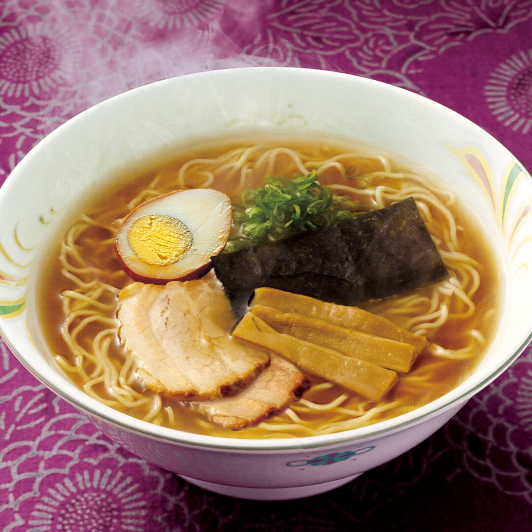 舞の海ラーメン〈乾麺〉80g×12食（醤油スープ付） 乾麺 醤油 だし スープ付 熟成乾燥麺 青森県産 にんにく 国産 にぼし 簡単 舞の海 監修 相撲 力士 らーめん 拉? １人前 お鍋ひとつ グルメ ギフト 父の日 人気 おすすめ ランキング ※代引不可