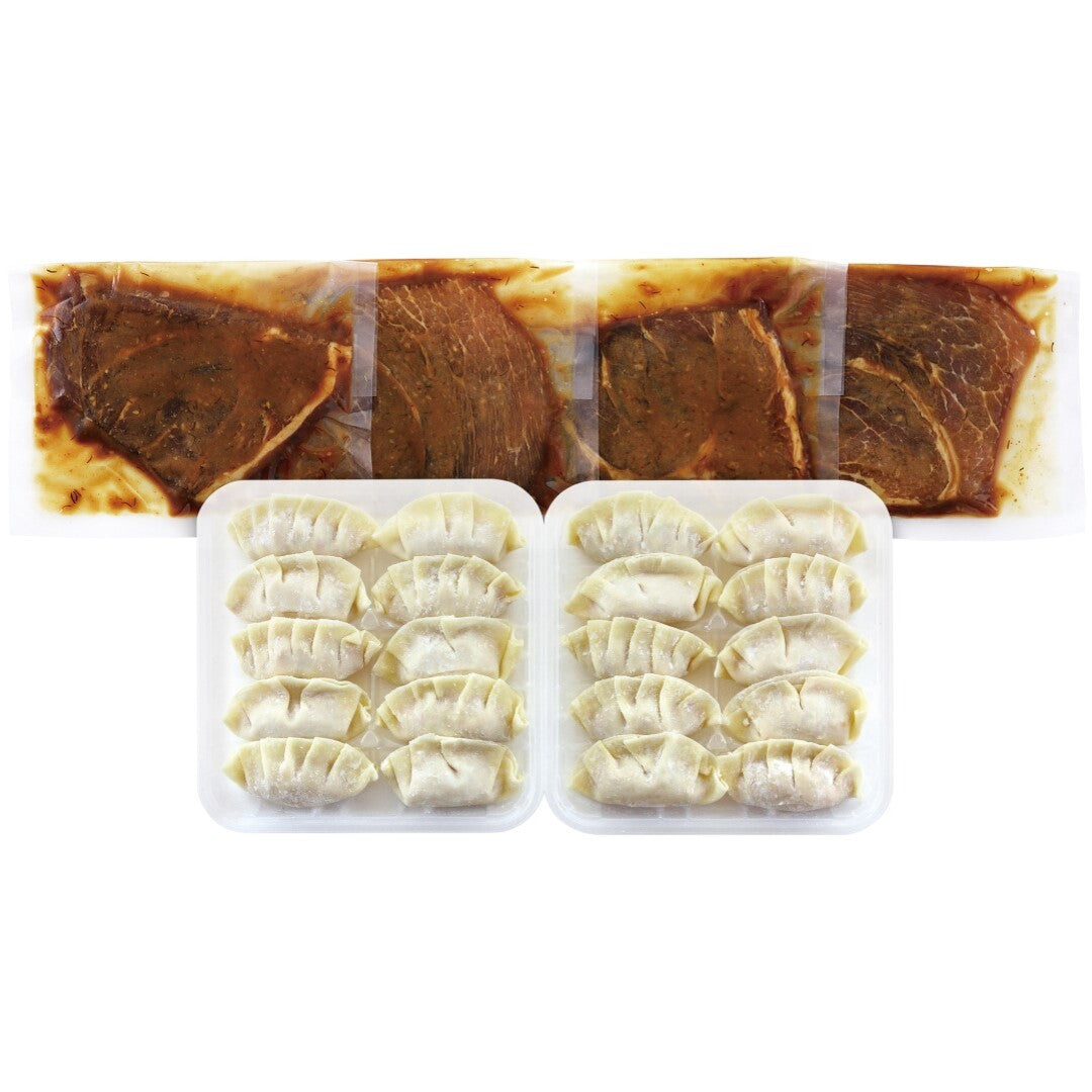 黒豚餃子と黒豚甘味噌漬け 黒豚 国産 ブランド豚 お取り寄せ 餃子 おつまみ やみつき お父さん 誕生日 プレゼント ギフト 人気 ランキング ご飯のおかず 夕食 簡単調理 お弁当 ストック おすすめ ※代引不可