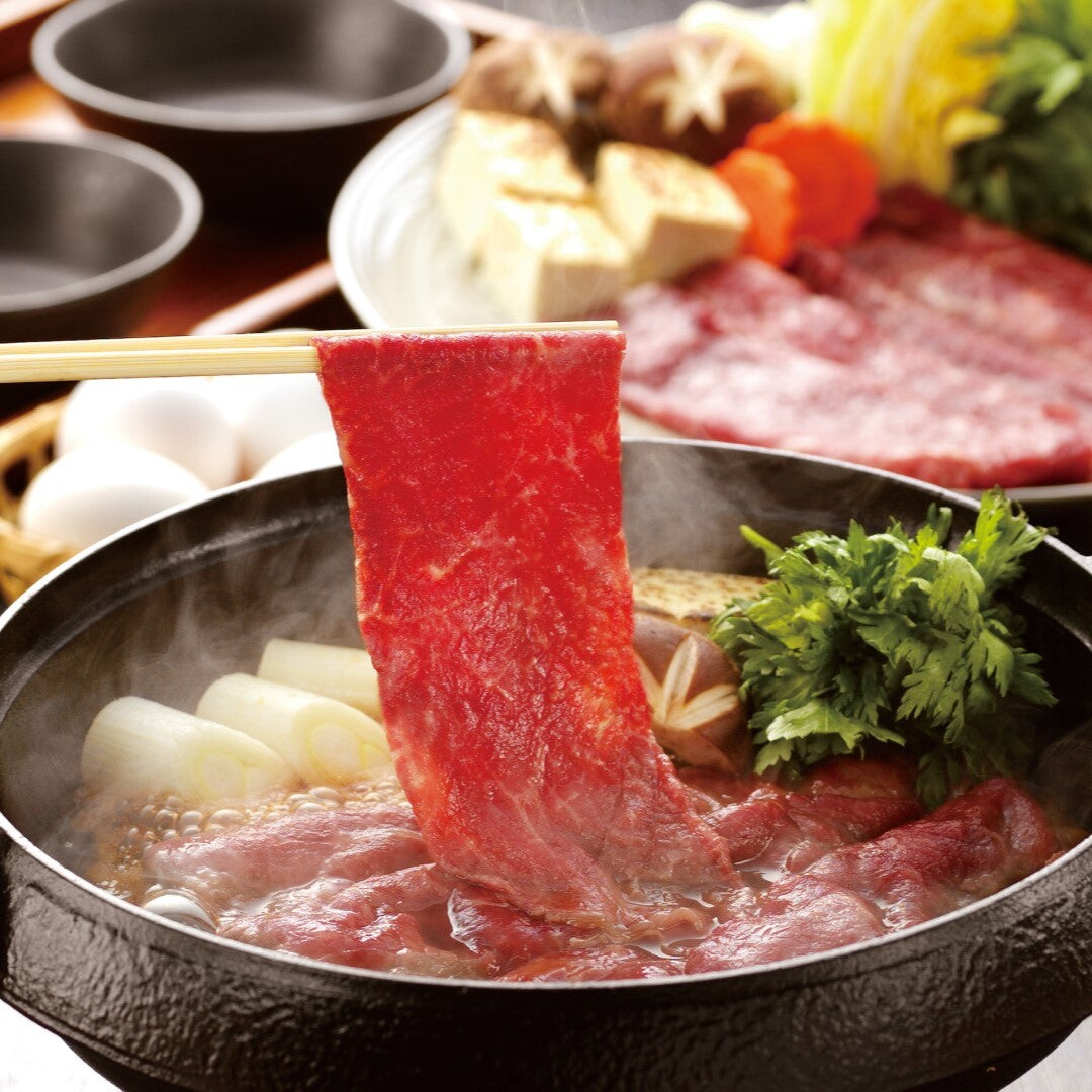 国産黒毛和牛 すきやき肉 すきやき肉 もも肉 すき焼き用 国産 黒毛和牛 和牛 牛肉 赤身 サシ 柔らかい あっさり 鍋 冷凍 スライス グルメ ギフト 贈り物 中元 歳暮 お取り寄せ 人気 おすすめ ランキング ※代引不可
