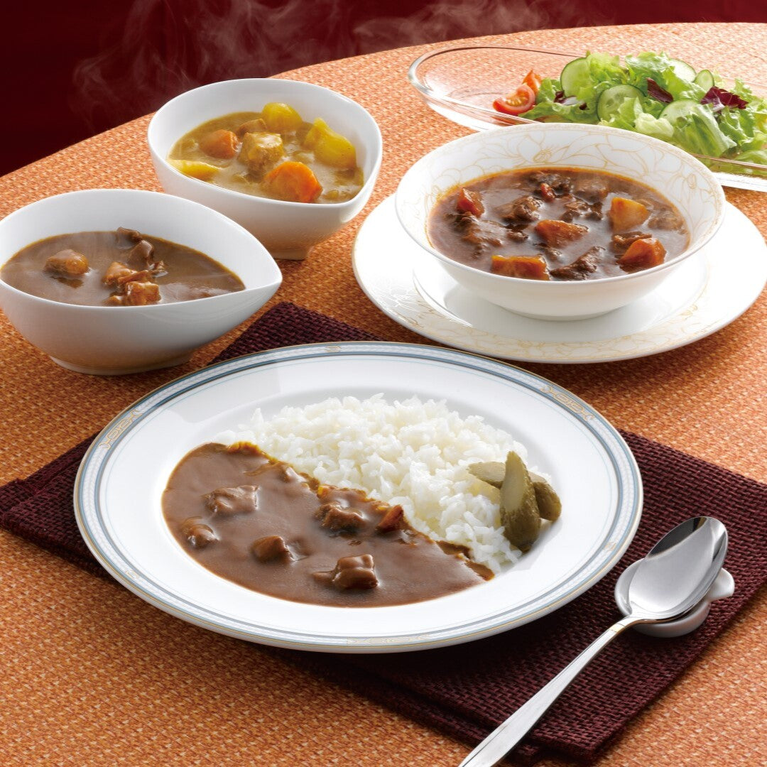 ビーフシチューと2種のカレーセット ビーフカレー 野菜カレー ポークカレー ベジタブルカレー ビーフシチュー 牛肉 豚肉 野菜 甘口 辛口 中辛 スパイス 食通 常温 グルメ ギフト レトルト パウチ 人気 おすすめ ランキング ※代引不可