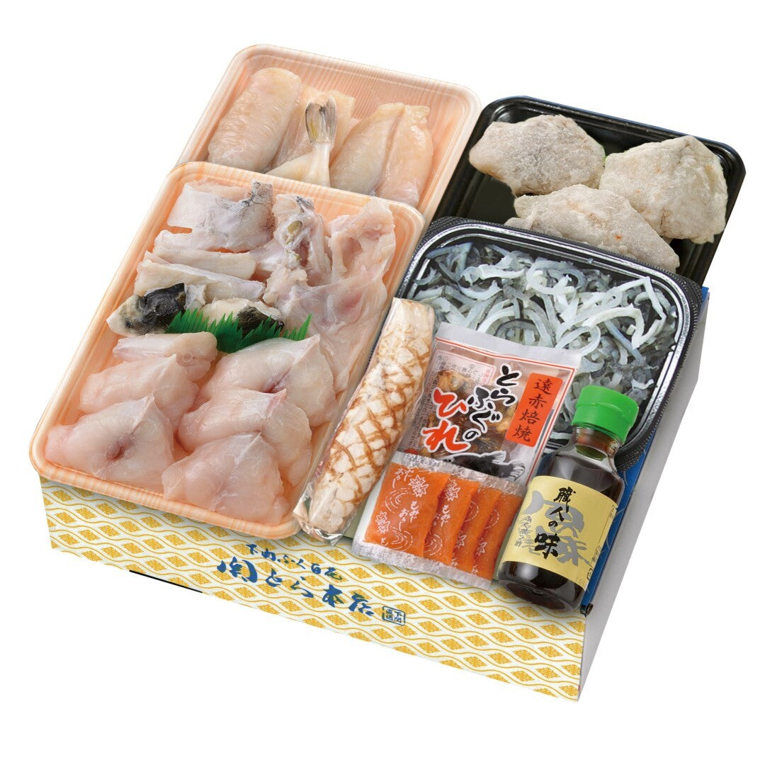 ふぐの詰合せ 国産 下関 ふぐの詰合せ ふぐ料理 ふくちり 唐揚げ 一夜干し たたき とらふぐ皮 焼ヒレ もみじおろし 調理済 グルメ ギフト お取り寄せ 贈り物 詰め合わせ 人気 おすすめ ランキング ※代引不可
