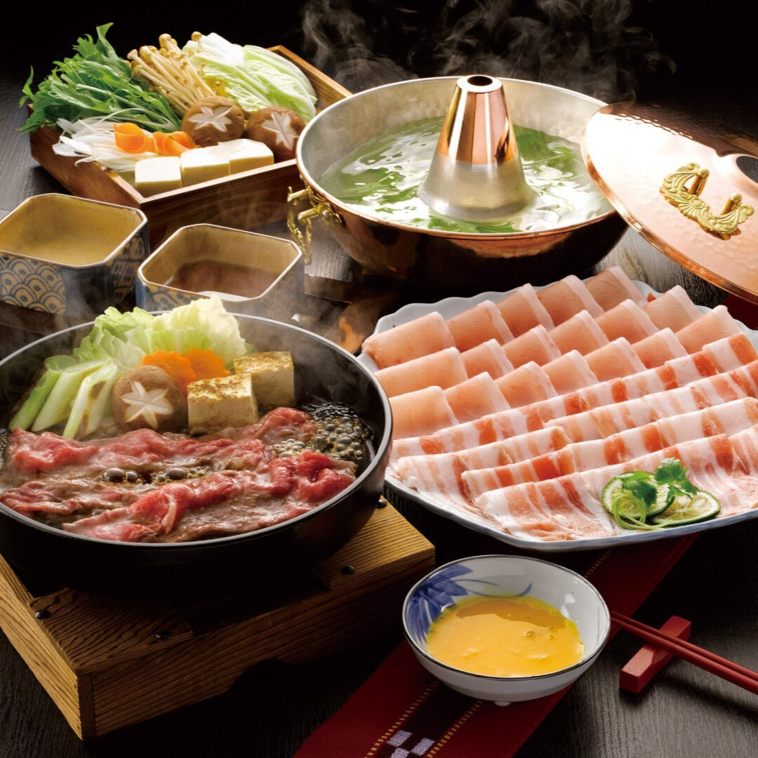 宮崎県産黒毛和牛すきやきと豚しゃぶしゃぶ 黒毛和牛 豚肉 ギフト プレゼント 贈答 お中元 お歳暮 お父さん お母さん 誕生日 人気 ランキング 酒の肴 グルメ バーベキュー BBQ キャンプ 詰め合わせ おすすめ ※代引不可