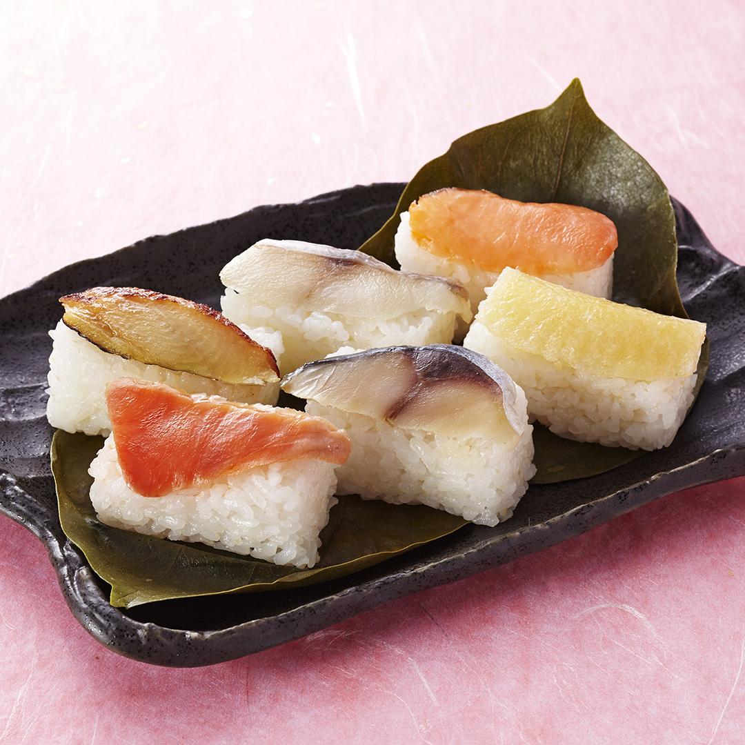 大和の味柿の葉寿司六彩 柿の葉寿司 大和の味 柿の葉寿司六彩 寿司 すし 押し寿司 鯖 紅鮭 鯛 あなご スモークサーモン 数の子 冷凍 グルメ ギフト お取り寄せ 中元 歳暮 詰め合わせ 人気 おすすめ ランキング ※代引不可
