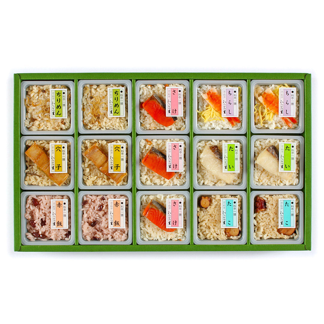 京・料亭 「わらびの里」料亭一膳 鮭ごはん ちりめんごはん 鯛ごはん 穴子ごはん たこめし ちらし寿司 赤飯 京・料亭 わらびの里 監修 料亭一膳 簡単調理 グルメ ギフト お取り寄せ 詰め合わせ 人気 おすすめ ランキング ※代引不可
