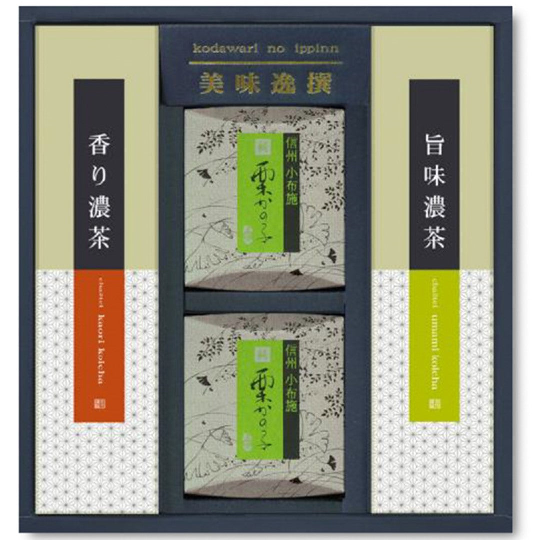 ★非掲載★栗庵風味堂 老舗のこだわり 小布施 信州銘菓 栗かの子･緑茶詰合せ K-B