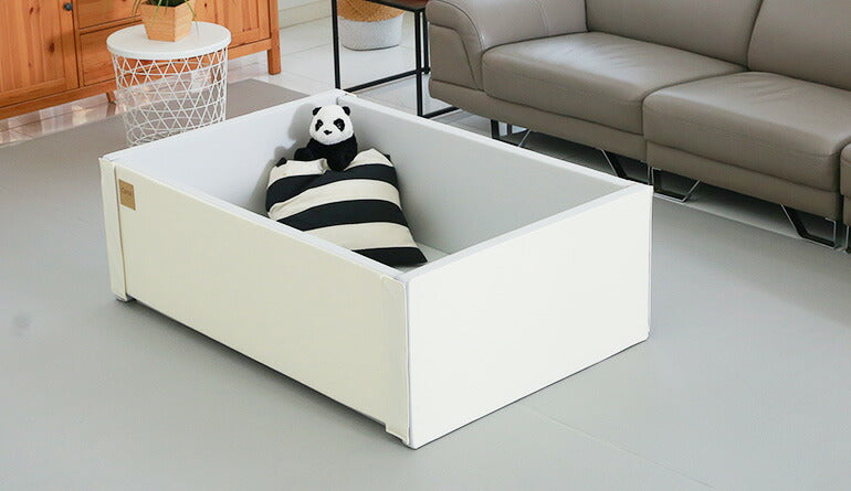 サークルマット Sサイズ 128×88×44cm ベビーサークル ベビーゲート プレイヤード 床暖房対応 大きい Sサイズ プラスチック caraz 折りたたみ ボールプール コンパクト 防水 フロアマット キッズ カラズ ベビーフェンス 折り畳み 【保証付き】