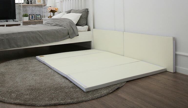 サークルマット Sサイズ 128×88×44cm ベビーサークル ベビーゲート プレイヤード 床暖房対応 大きい Sサイズ プラスチック caraz 折りたたみ ボールプール コンパクト 防水 フロアマット キッズ カラズ ベビーフェンス 折り畳み 【保証付き】