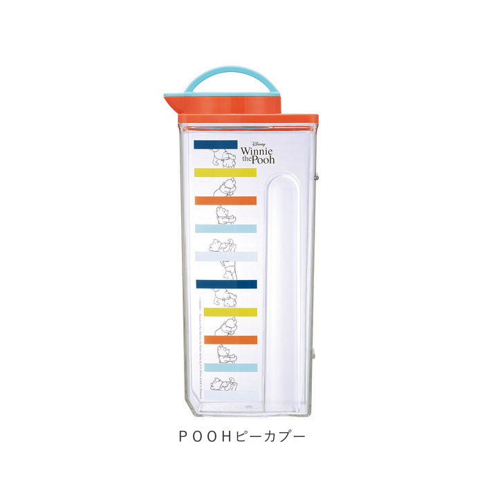 【ミッキーフレンズ・耐熱縦横冷水筒】 ピッチャー おしゃれ 通販 水差し 冷水筒 耐熱 麦茶ポット 洗いやすい 約 2l 横置き 2.2L 大きめ 縦横冷水筒 横置き 縦置き 兼用 お茶 ジャグ ウォーターポット 熱湯OK キッチン雑貨