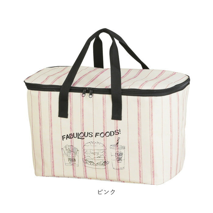 【ピンク・クーラーボックス】 クーラーボックス 保冷 通販 エコバッグ おしゃれ 折りたたみ 折り畳み ショッピングバッグ お買い物バッグ 大容量 コンパクト 保冷 トートバッグ マルシェバッグ かわいい