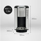 コーヒーメーカー Cuisinart コーヒー＆ホットドリンクメーカー SS-6BKJ / WJ 01.ホワイト