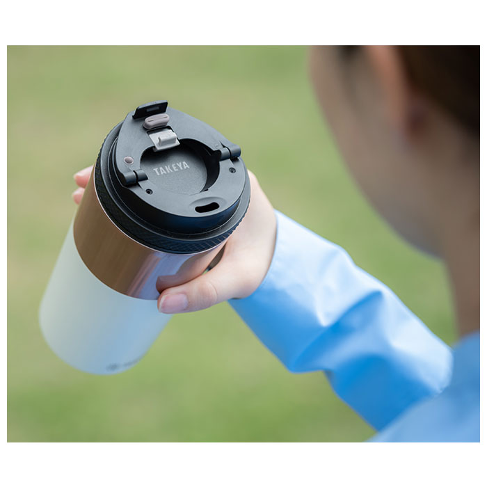 【アイボリー・タンブラー】 タケヤ コーヒー タンブラー ステンレス 350ml 通販 真空断熱 保温 保冷 2重構造 電子レンジ可 食洗機可 デザイン ドライブ タケヤ化学 オフィス キャンプ アウトドア コーヒー 紅茶