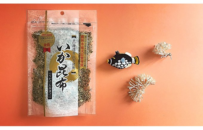 いか昆布 80ｇ ２個セット 送料無料 メール便 同梱不可 ふりかけ ご飯のお供 大人気 全国水産加工たべもの展農林水産省 大臣賞受賞 お土産 ギフト プレゼント