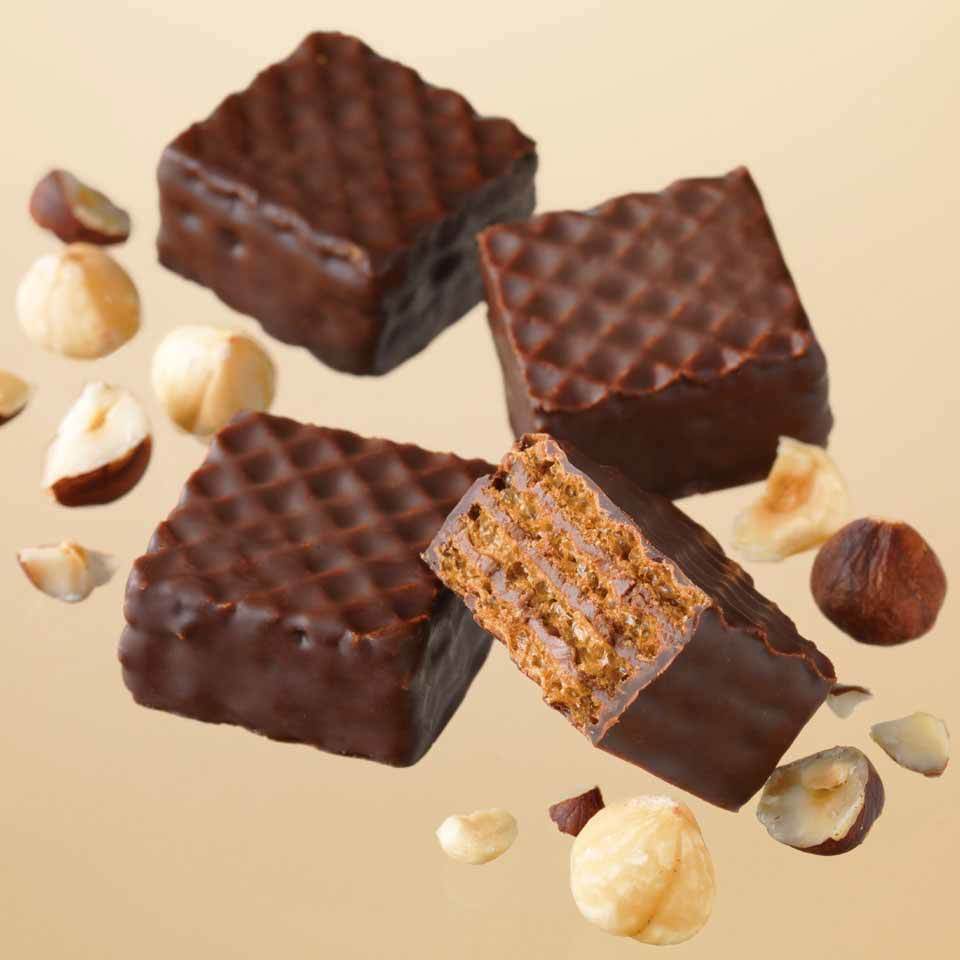 ロイズ チョコレートウエハース ヘーゼルクリーム 12個入 5個セット ROYCE 北海道 人気 お菓子 スイーツ コーティング 大ヒット 定番 / チョコレート クリスマス