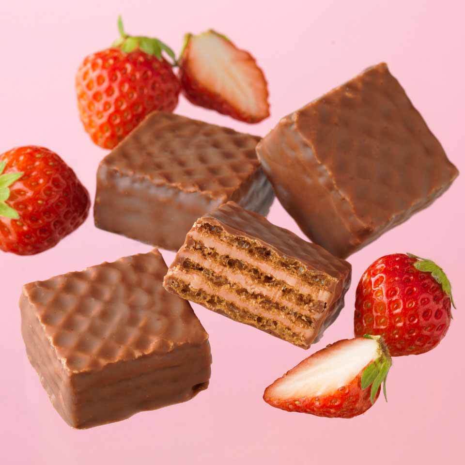 ロイズ チョコレートウエハース いちごクリーム 12個入 30個セット ROYCE 北海道 人気 お菓子 スイーツ コーティング 大ヒット 定番 / チョコレート クリスマス