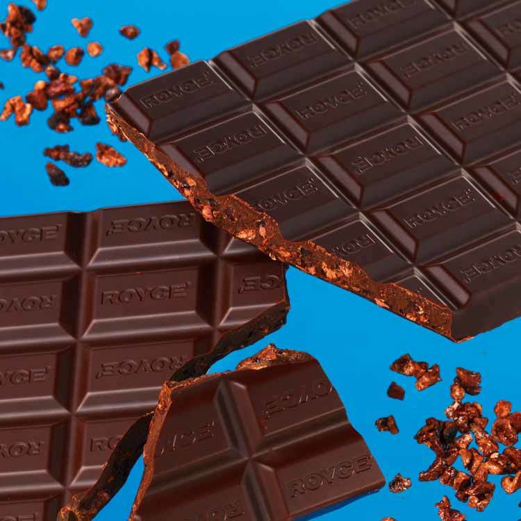 ホワイトデー ロイズ 板チョコ カカオニブ ROYCE 北海道 人気 お菓子 スイーツ コーティング 大ヒット 定番 / チョコレート クリスマス バレンタイン ホワイトデー