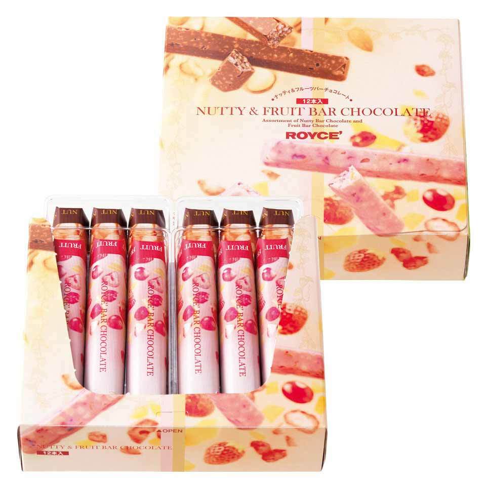 ロイズ ナッティ&フルーツバーチョコレート ROYCE 北海道 人気 お菓子 スイーツ コーティング 大ヒット 定番 / チョコレート クリスマス バレンタイン　ホワイトデー