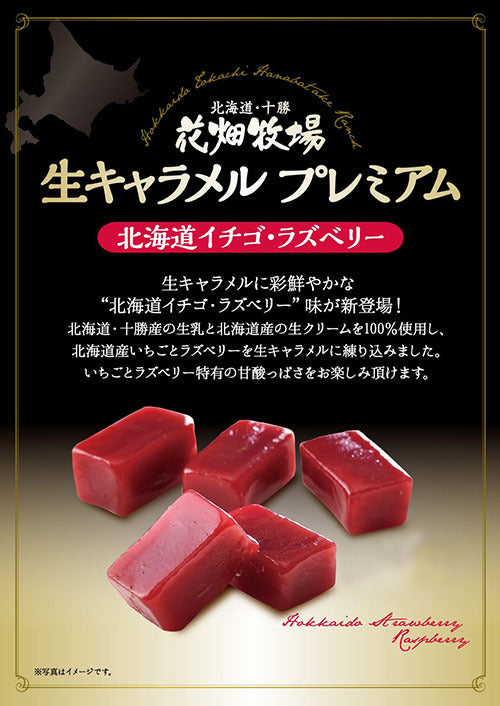 1000円ポッキリ 花畑牧場 生キャラメル北海道いちご＆ラズベリー 72ｇ メール便 送料無料　ポイント消化 同梱不可 北海道産 スイーツ 手造り とろける プレゼント 贈り物 お土産 手土産 ギフト