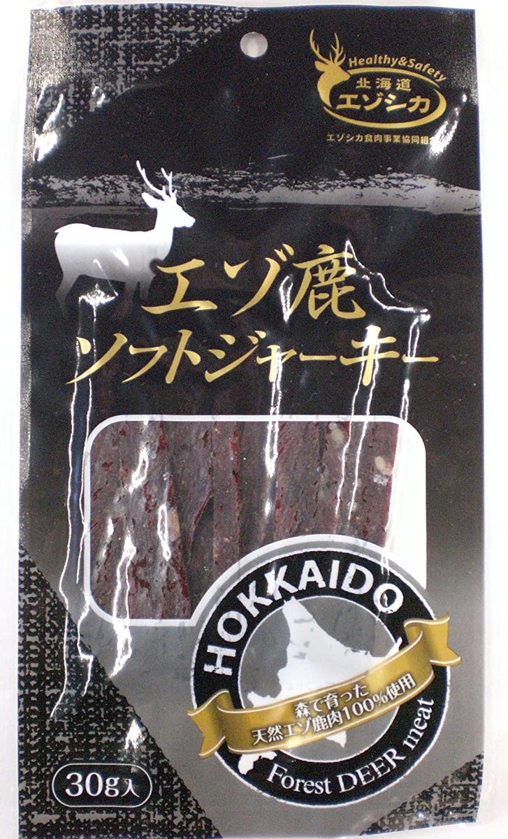 エゾ鹿ソフトジャーキー 30g 珍味 おつまみ おやつ お酒 北海道 プレゼント ギフト お土産 おみやげ