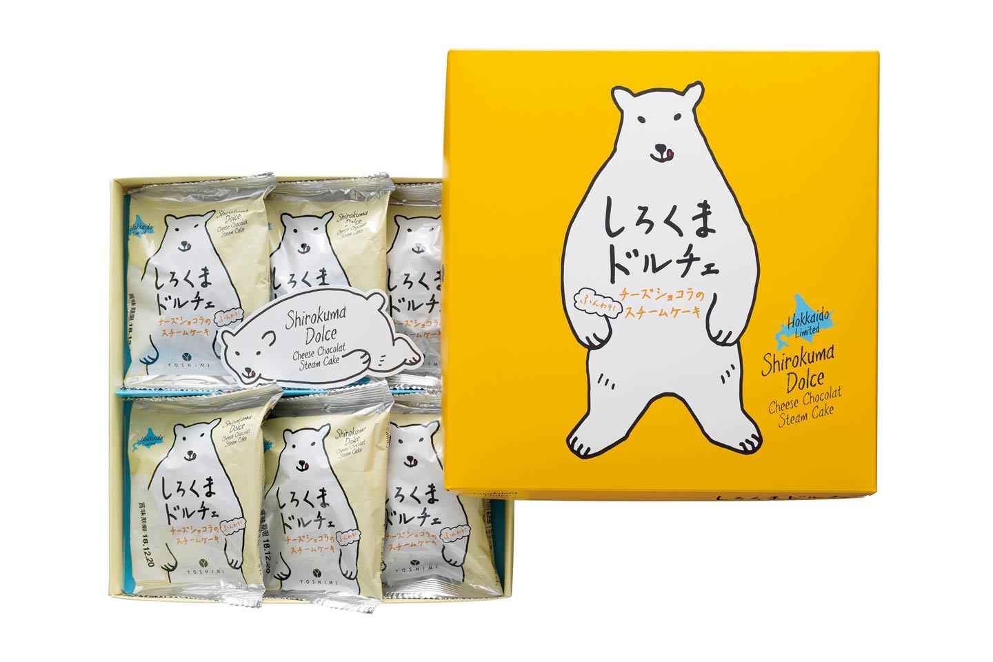 しろくまドルチェ YOSHIMI ホワイトチョコレート 蒸しケーキ しろくま シロクマ チーズケーキ プレゼント ギフト お土産